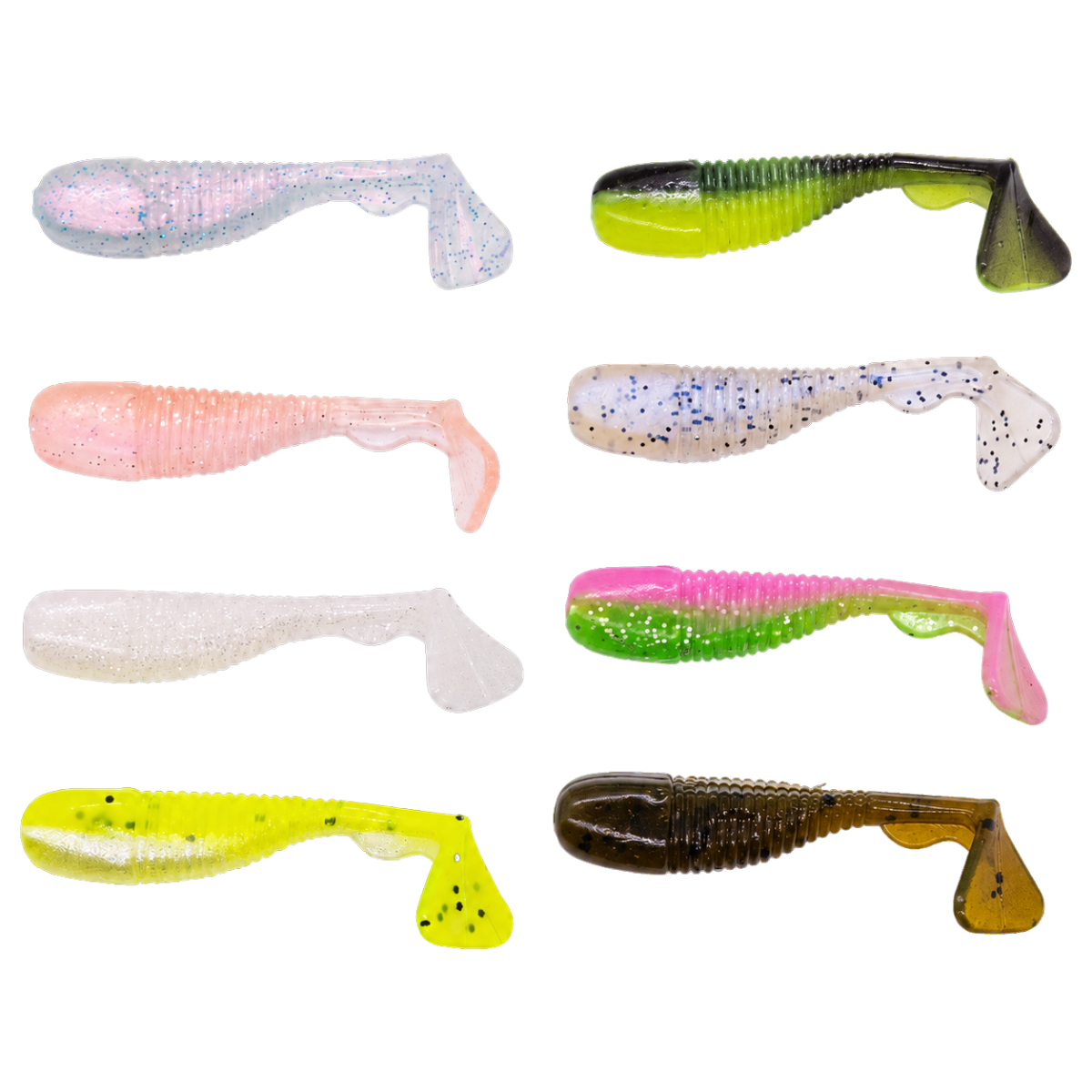 Crappie Slayer - Subtle Tail Swimbait (12 Pack)