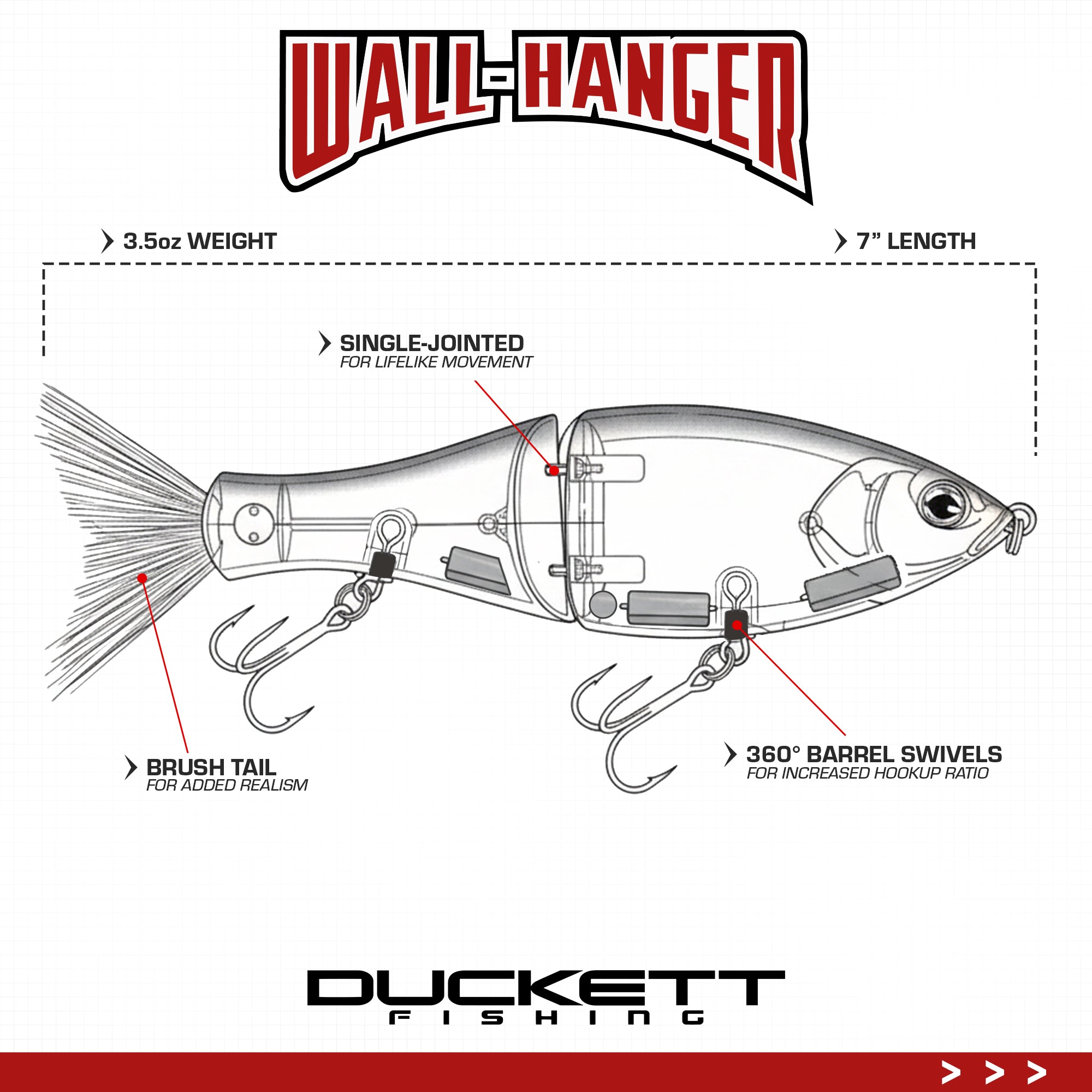 Wall-Hanger Glidebait