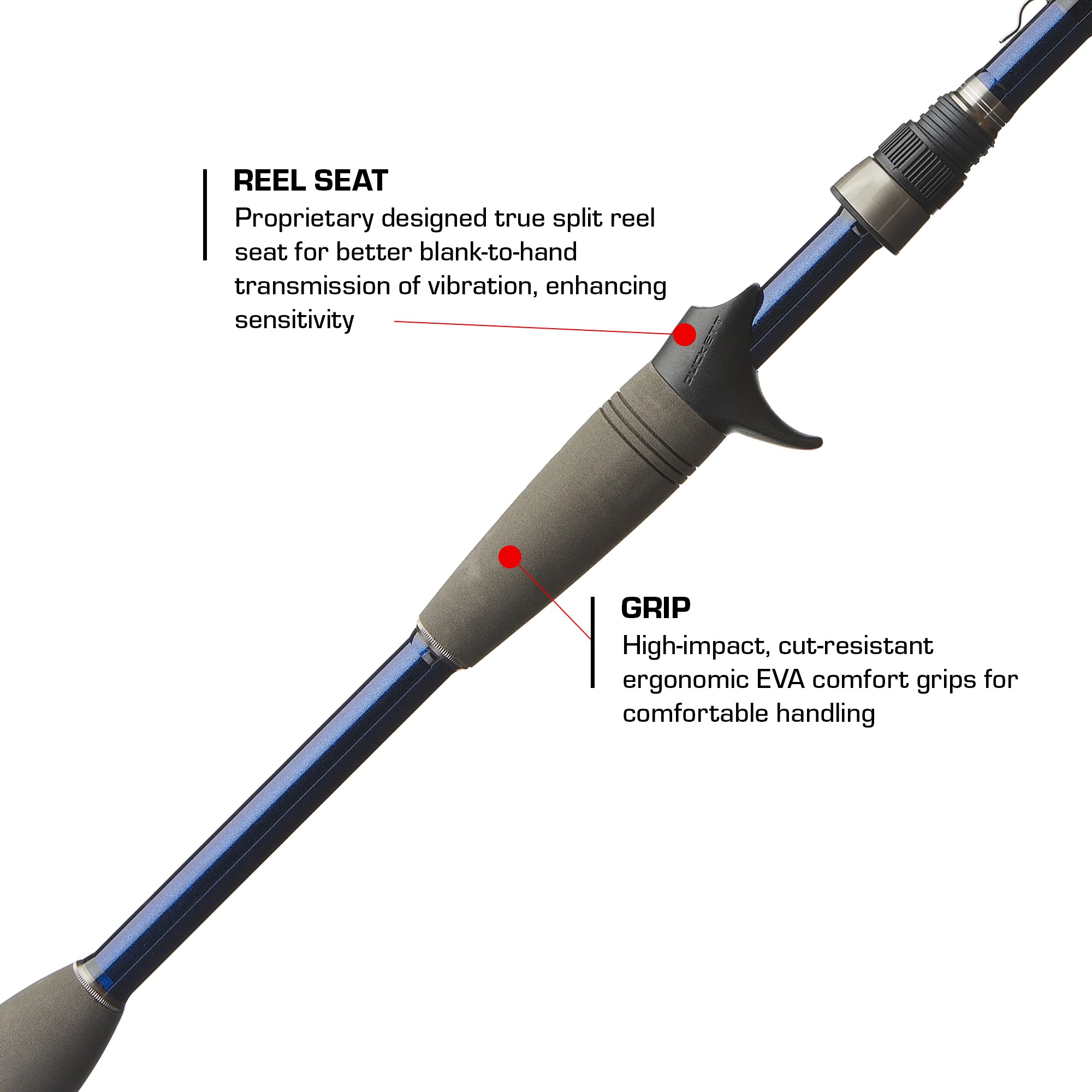 baitcasting rod amazon Fishing and Reel Combo - 6.9ft Telescopic Spincast Rod with Left Handed Reel Combos - Sea Saltwater Freshwater Ice Bass Fishing Tackle Set helping them reach maximum running depth H2OX Angler Casting Rod