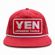 ¥EN Japanese Tackle Washed Red Rope Hat